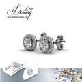 Destino joyería cristal de Swarovski Set pendientes y colgante Retro